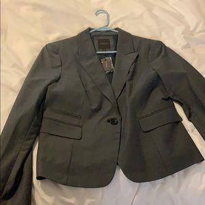 Grey suit jacket
